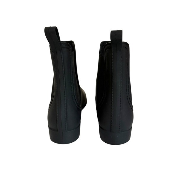 Jeffrey Campbell PLAY Forecast 2 Matte Black Chelsea Rainboots Size 8 Waterproof - Picture 5 of 12
